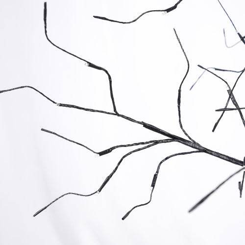 3 Pac Halloween Spooky Tree With Purple Lights, 4FT 5FT And 6FT, Lighted Black Tree For Halloween Decoration 