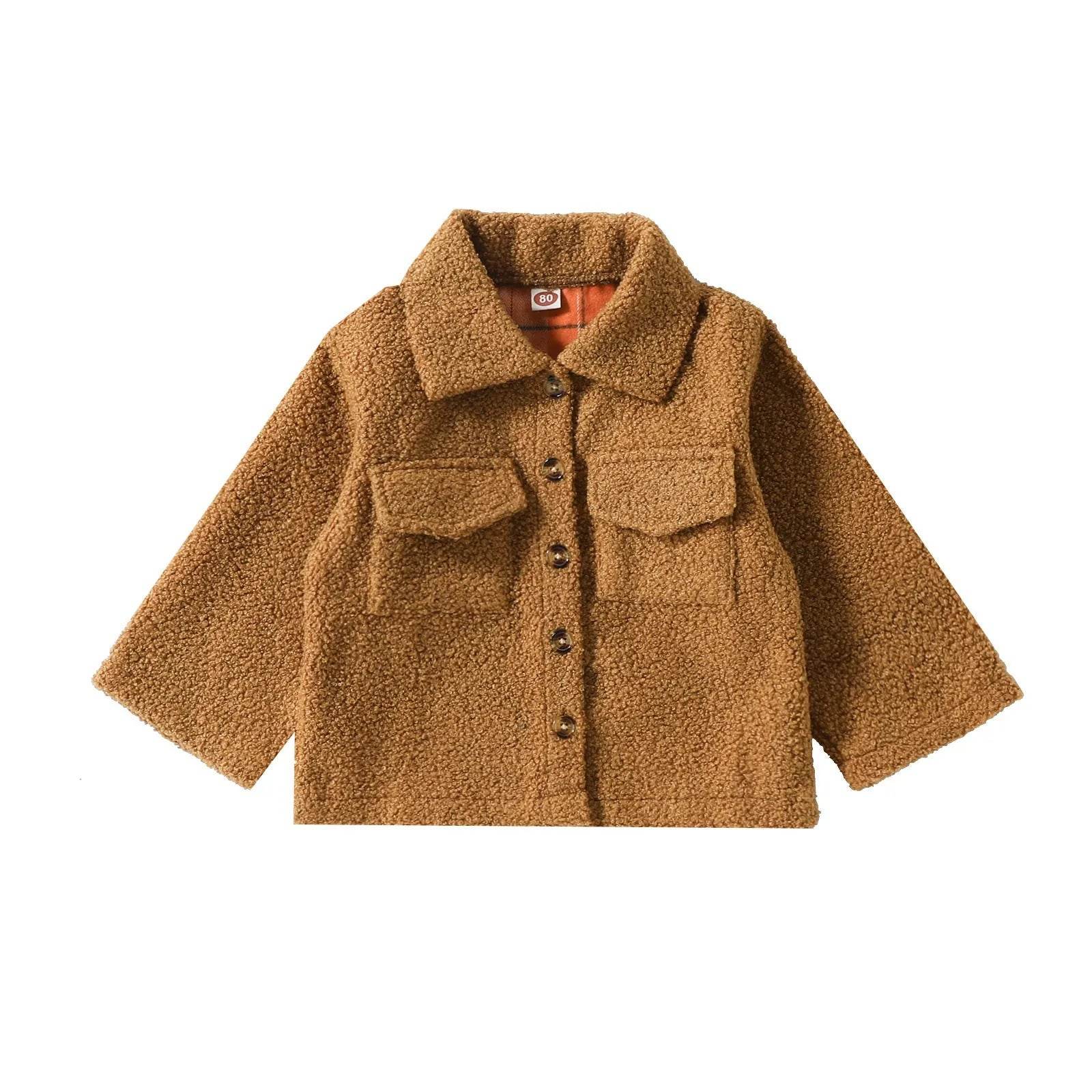 Autumn New Plush Plaid Reversible Coat 