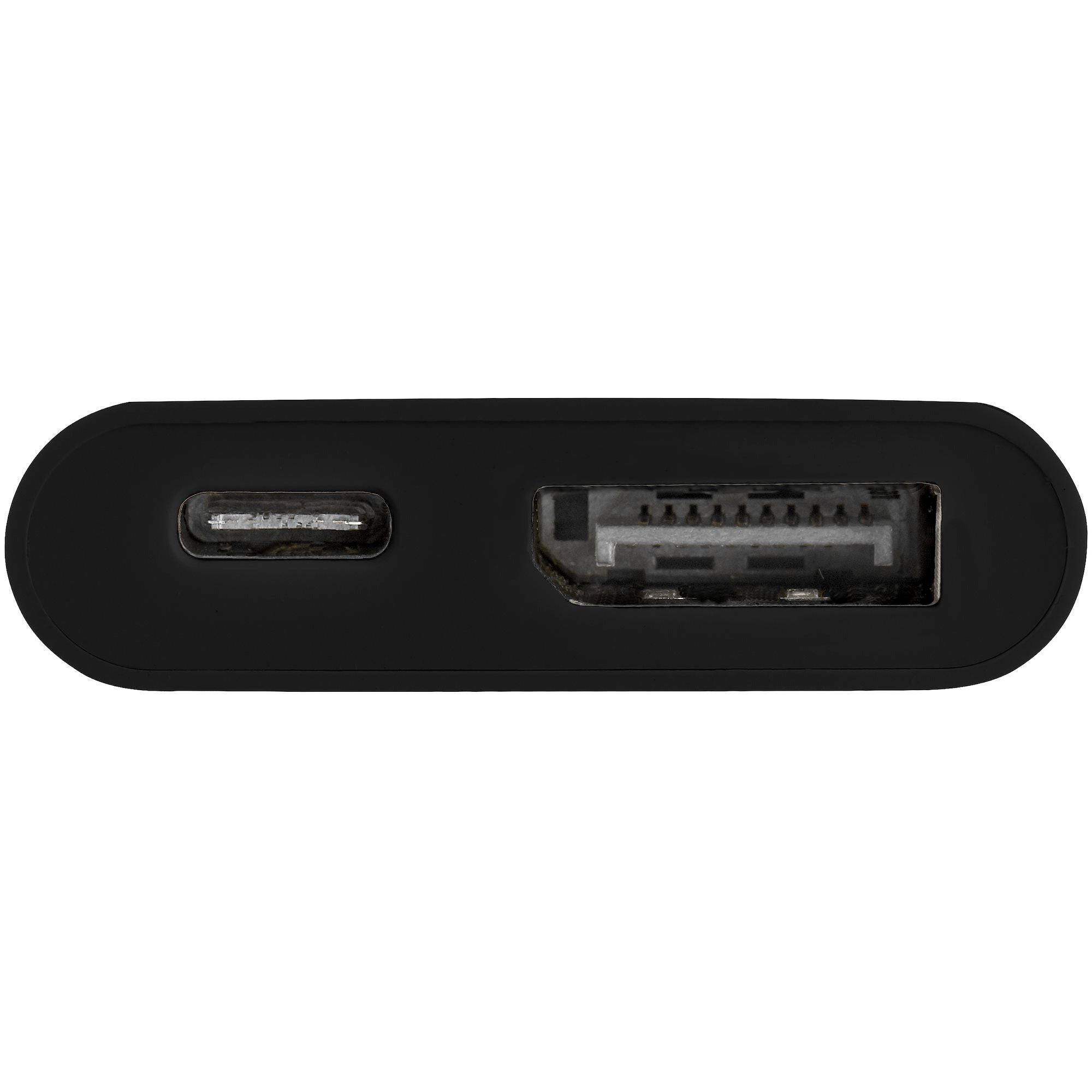 USB C to DisplayPort Adapter with Power Delivery - 8K 60Hz /4K 120Hz USB Type C to DP 1.4 Video Converter w/ 60W PD Pass-Through Charging - HBR3 - Thunderbolt 3 Compatible 