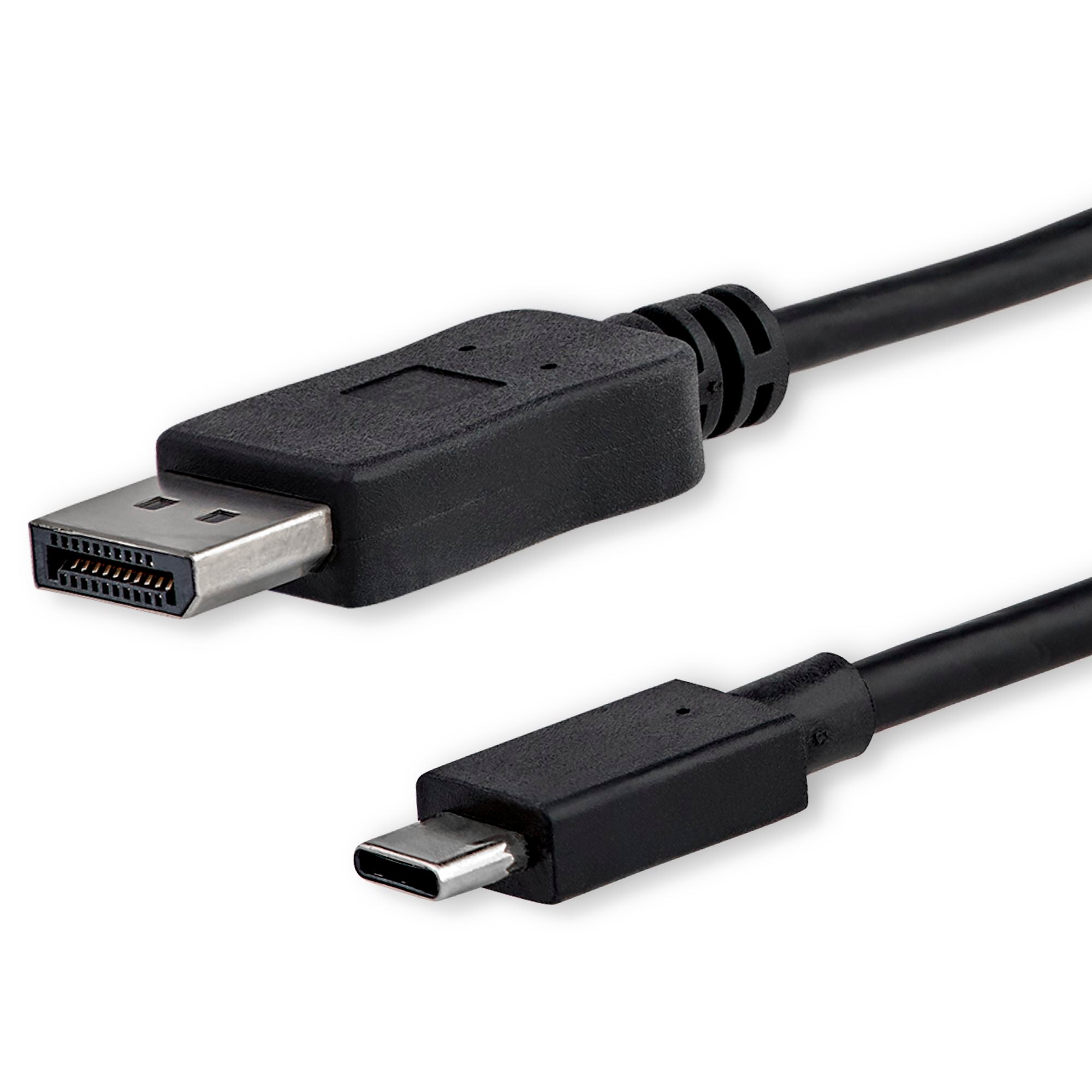 USB C to DisplayPort 1.2 Cable 4K 60Hz - USB-C to DisplayPort Adapter Cable - HBR2 - USB Type-C DP Alt Mode to DP Monitor Video Cable - Works with Thunderbolt - Black 