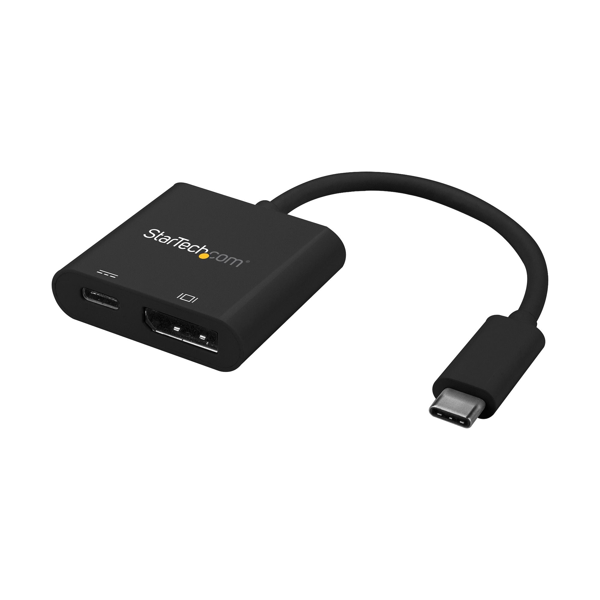 USB C to DisplayPort Adapter with Power Delivery - 4K 60Hz HBR2 - USB Type-C to DP 1.2 Monitor Video Converter w/ Charging - 60W PD Pass-Through - Thunderbolt 3 Compatible 