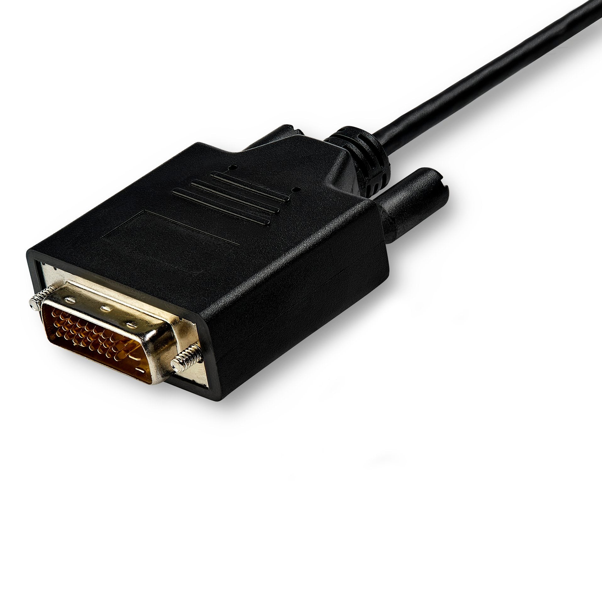 10ft (3m) USB C to DVI Cable - 1080p (Single Link) USB Type-C (DP Alt Mode HBR2) to DVI-Digital Video Adapter Cable - Works with Thunderbolt - Laptop to DVI Monitor/Display 