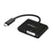 USB C to DVI Adapter with Power Delivery - 1080p USB Type-C to DVI-D Single Link Video Display Converter w/ Charging - 60W PD Pass-Through - Thunderbolt 3 Compatible - Black