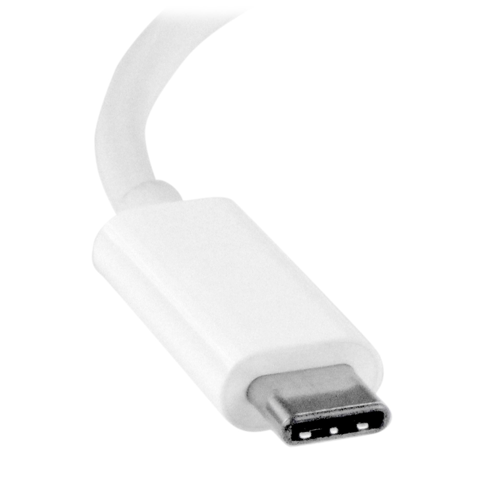 USB-C to DVI Adapter - White 