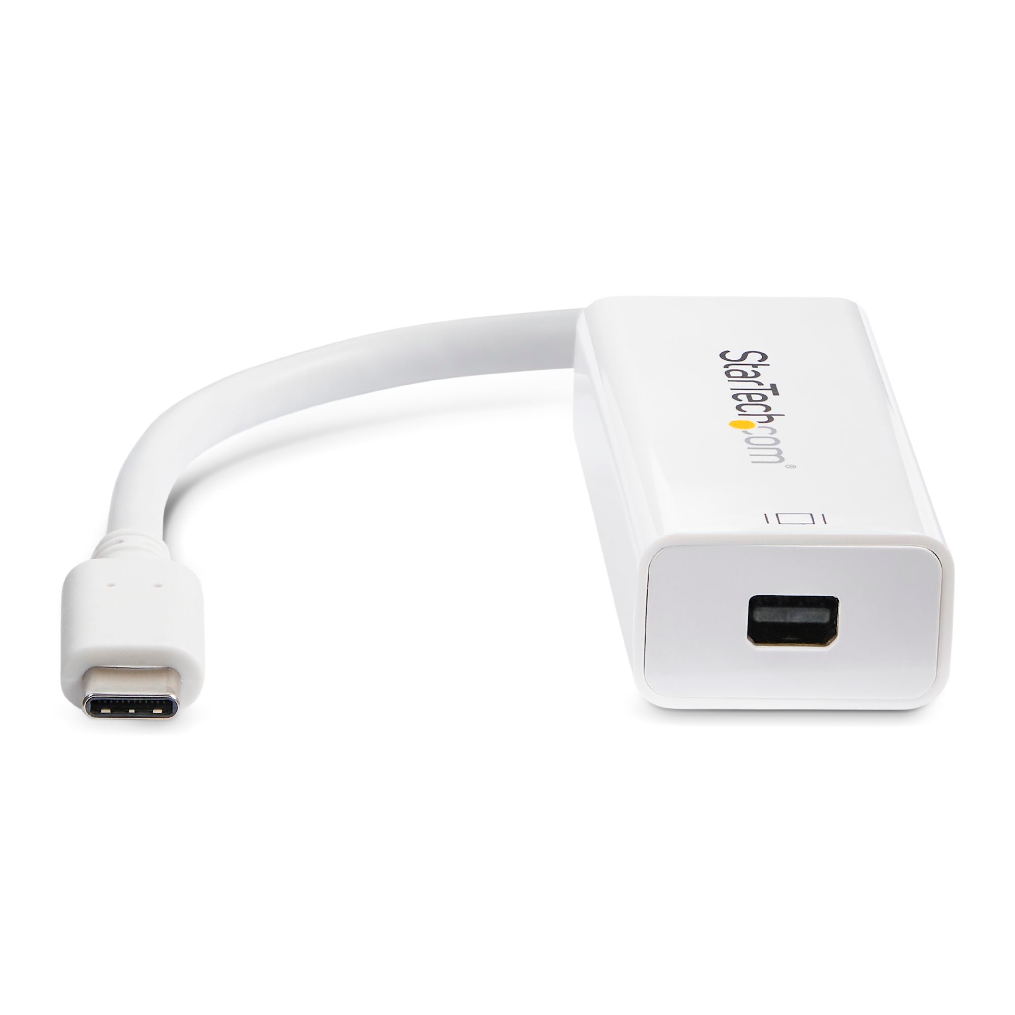 USB-C to Mini DisplayPort Adapter - 4K 60Hz - White - USB 3.1 Type-C to Mini DP Adapter - Upgraded Version is CDP2MDPEC 