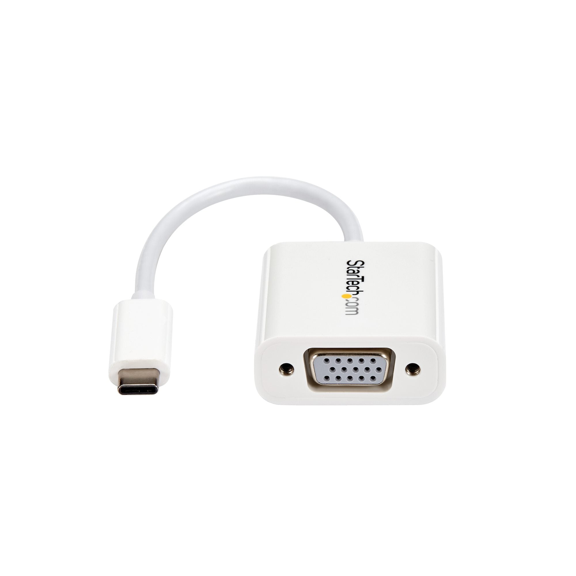 USB-C to VGA Adapter - White 