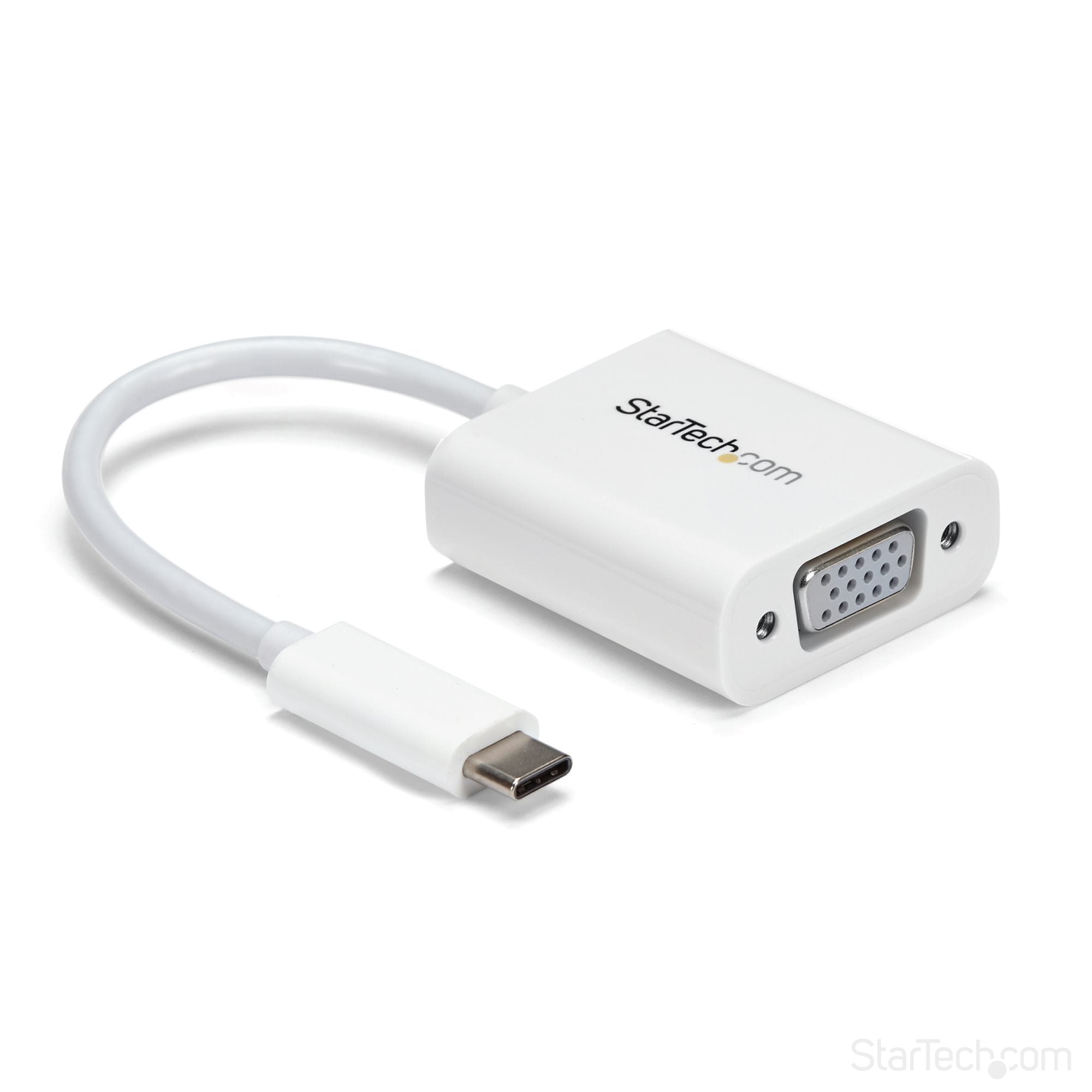 USB-C to VGA Adapter - White 