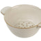 Ceramic Colander – Porcelain Berry Bowl for Rinsing & Serving, Minimal Design, Microwave & Dishwasher Safe