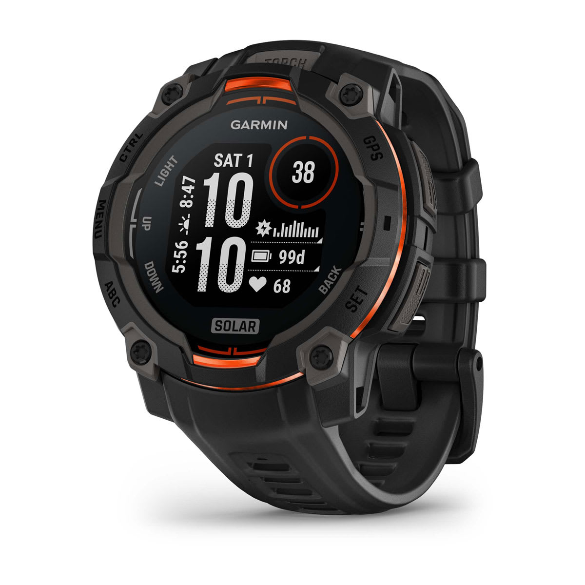 Instinct® 3 – 45 mm Solar Black