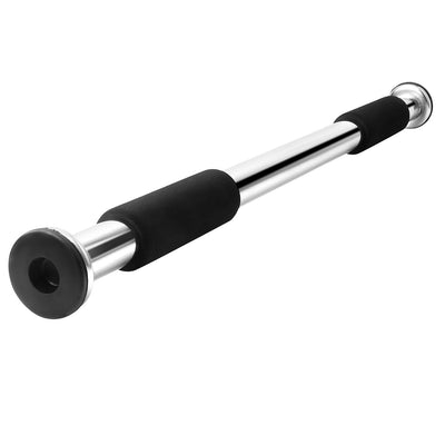 Doorway Pull Up Bar Exercise Gym Chin up Bar With Screws 24.4 To 39.4 Inches Adjustable Comfort Foam Grips For Door Home Exercise Workout Training Fit 