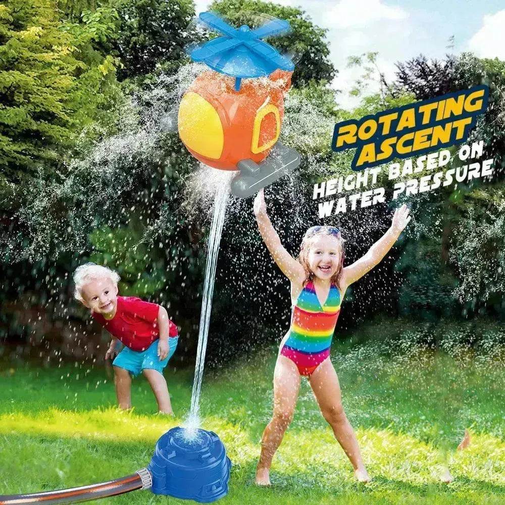Children's Kweichow Moutai Helicopter Sprinkler Summer Outdoor Lawn Parent-child Splash Water Toys 