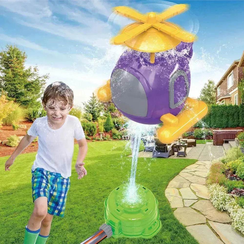 Children's Kweichow Moutai Helicopter Sprinkler Summer Outdoor Lawn Parent-child Splash Water Toys 