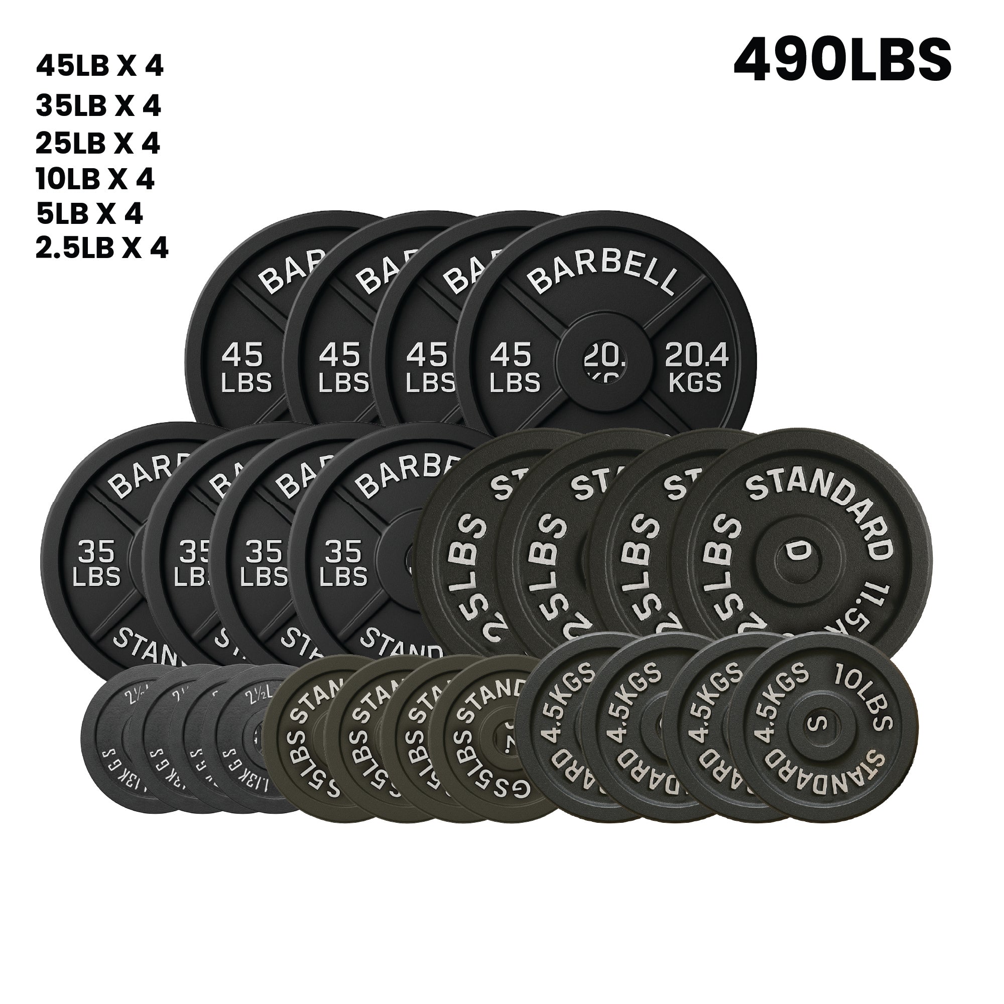 HAJEX Weight Plate Sets 
