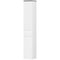 Tall Bathroom Cabinet with 2 Cupboards and Drawer, Slim Bathroom Storage Cabinet with Adjustable Shelves, White