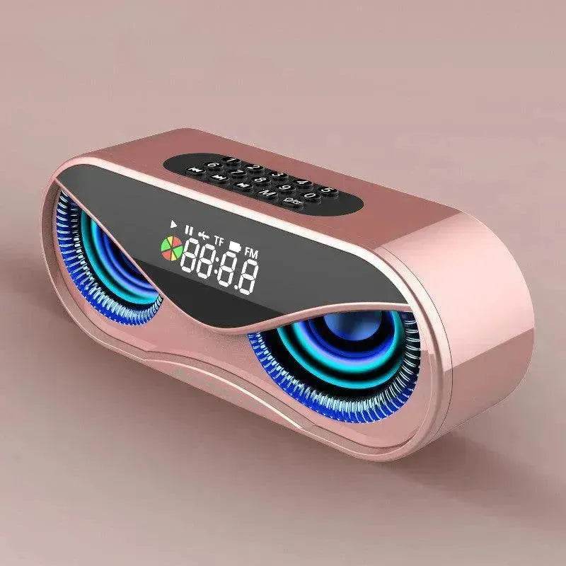 Colorful lights, dual speakers, digital buttons, song, Bluetooth speaker 