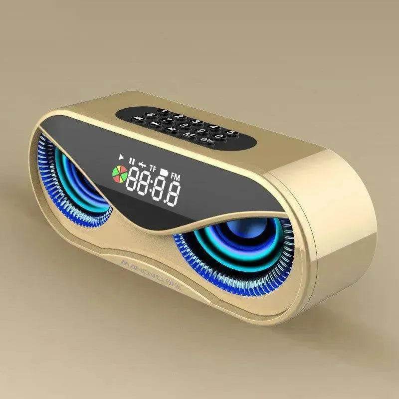 Colorful lights, dual speakers, digital buttons, song, Bluetooth speaker 
