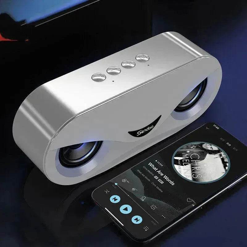 Colorful Lights Wireless Bluetooth Speaker Dual Speakers Subwoofer 