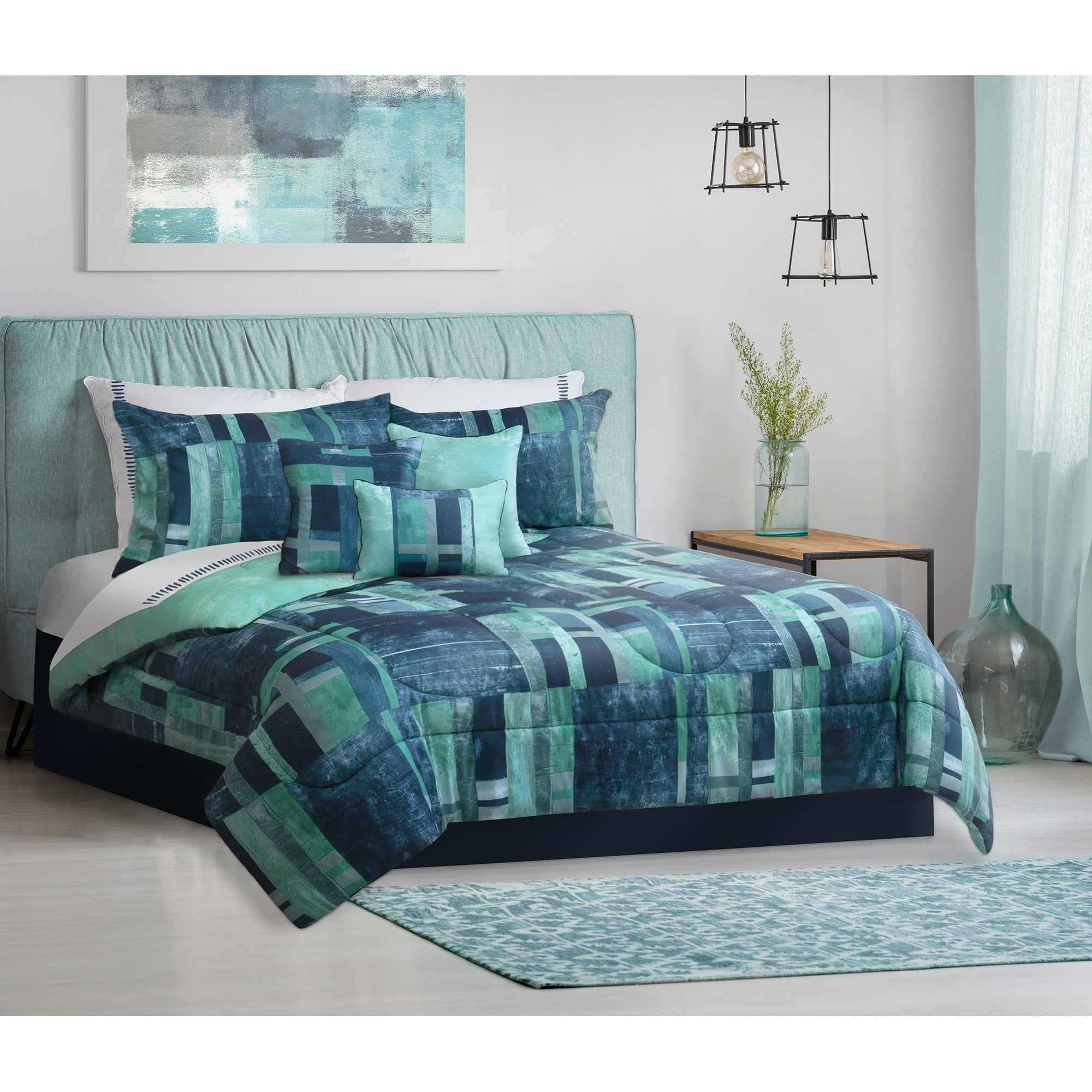 Comforter 7 Piece Set King Grafix 