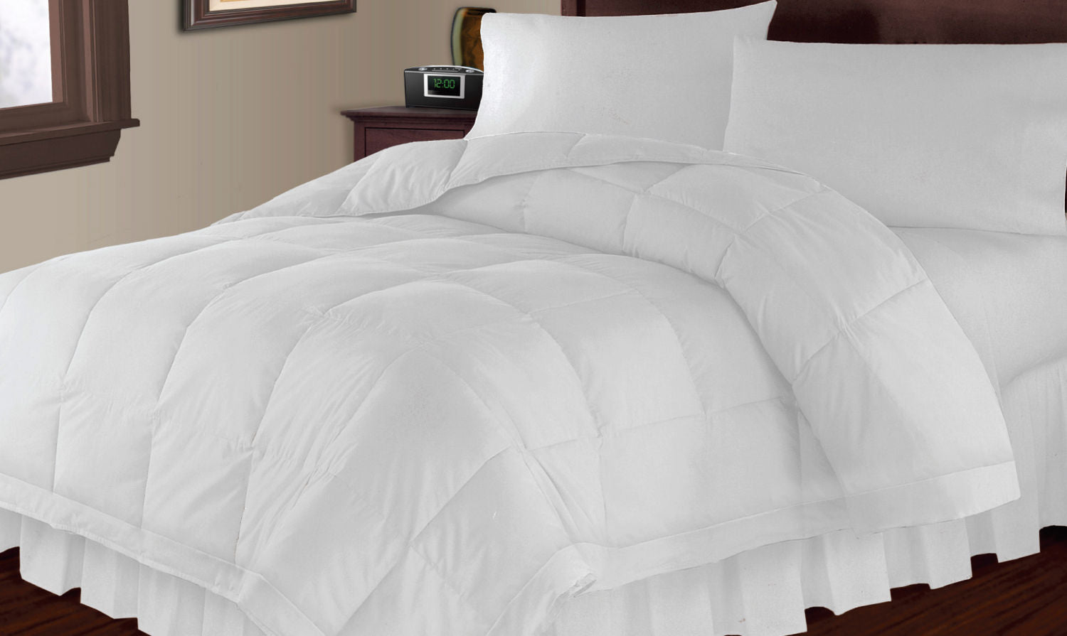 Comforter Down Alternative Twin 66X86 White 