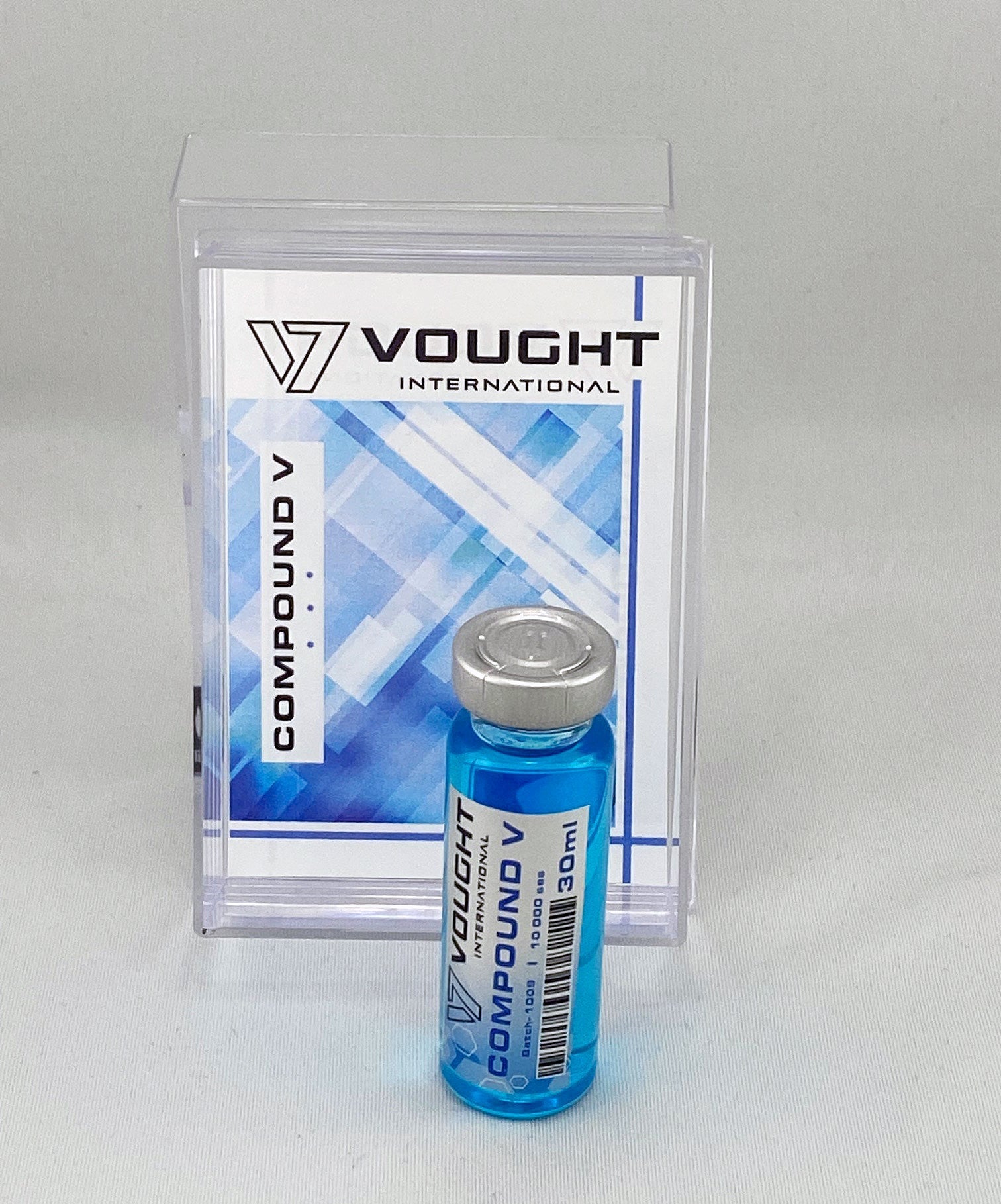 The Boys Compound V Serum Vial Bottle with Display Collectable Box 