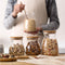 Conical Glass Storage Containers
