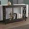 Console Sofa Table – Dark Grey Finish with 1 Shelf, Modern Minimalist Design for Hallway, Living Room, or Entryway