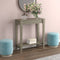 Console Sofa Table Dark Taupe with 1 Shelf – Space-Saving Modern Entryway or Living Room Table for Compact Spaces
