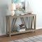 Dark Taupe Console Sofa Table with 1 Shelf – Elegant Modern Entryway or Living Room Accent Table
