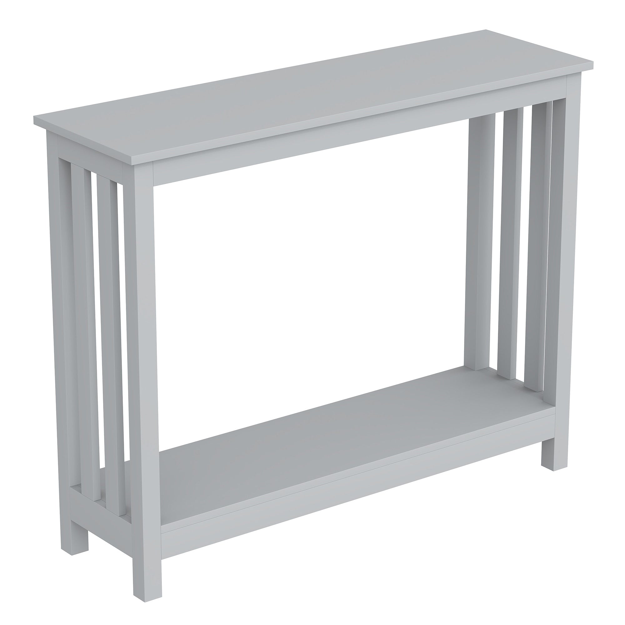 Console Sofa Table Light Grey 1 Shelf 