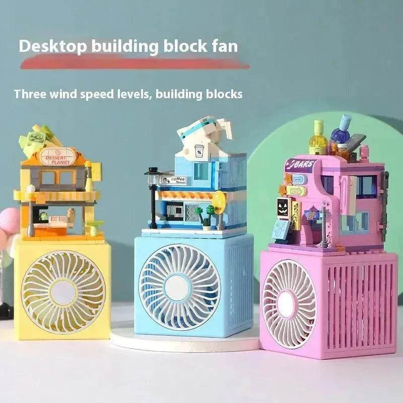 Creative Little Fan Street View Building Blocks Toy 