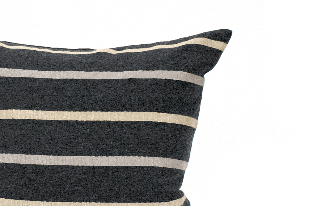 Espresso Stripe Cushion Cover 