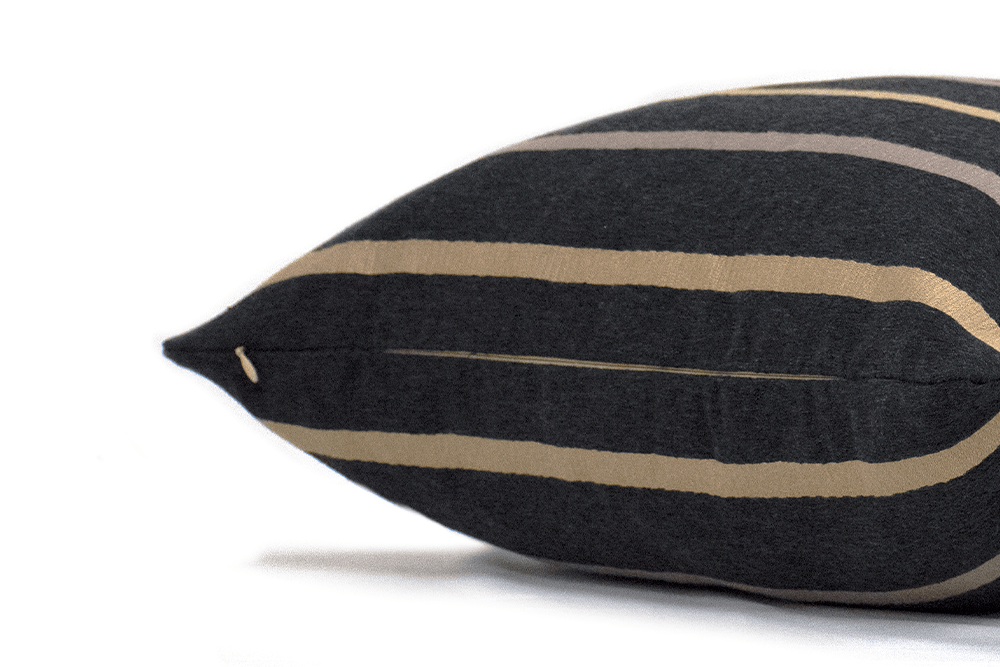 Espresso Stripe Cushion Cover 