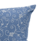 Sky Floral Cushion Cover – Blue & White Whimsical Design, Hand-made in Canada