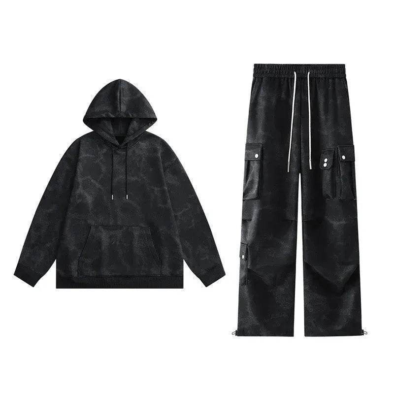 Men's 2 pcs Hoodie set outfit Sweatshirt and Sweatpants 