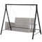 Outsunny Metal Swing Stand Swing Frame, Hanging Chair Stand Only, 528 LBS Weight Capacity, for Backyard, Patio, Lawn, Black
