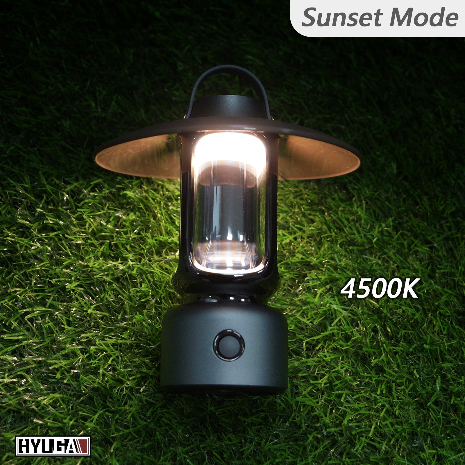 L-99 LED Mini Camping Lantern IPX4, Type-C Rechargeable Lamp, 5 Modes, Emergency Flashlight, Decoration, Outdoor Portable Light HYUGA (White) 
