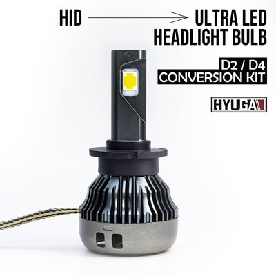 D2S D2R D4S D4R HID To LED Headlight Bulb Conversion Kit, 7545 CSP Plug & Play HDX HYUGA 