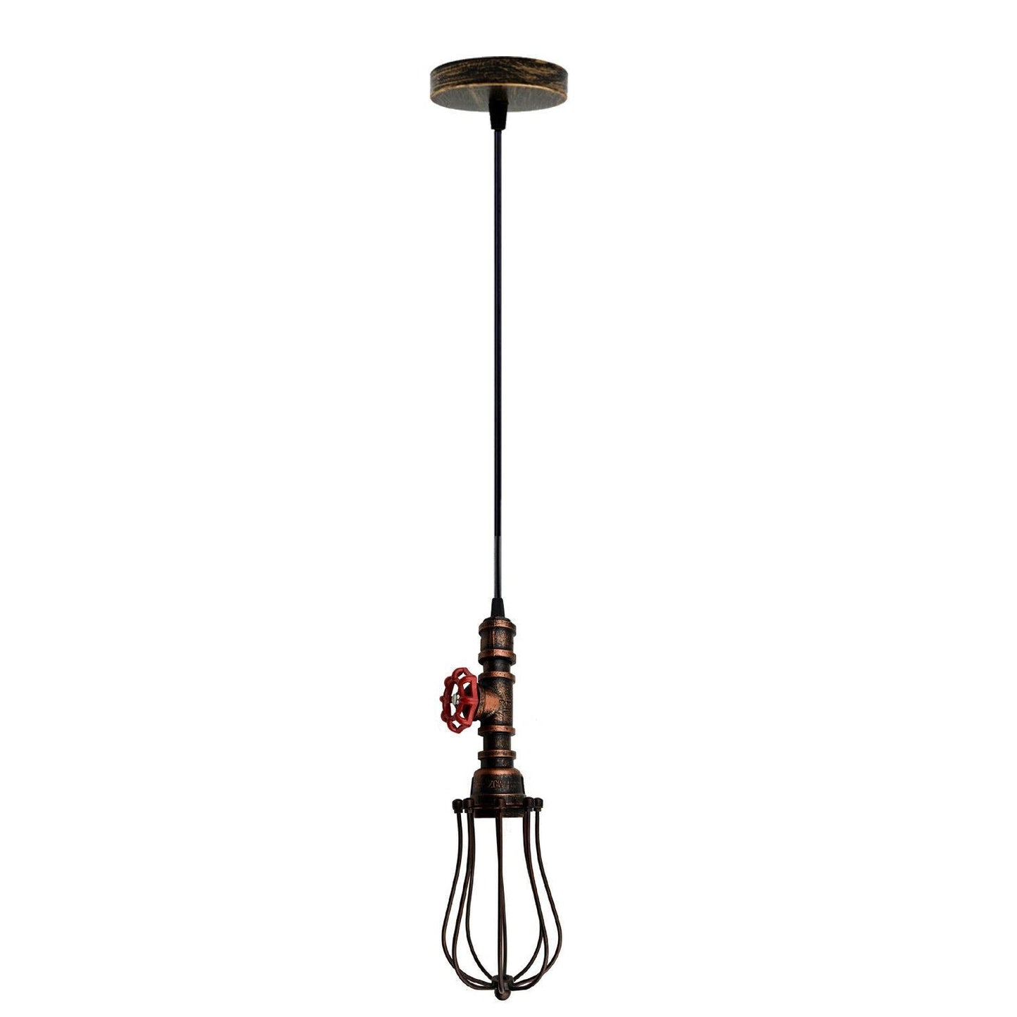 Industrial Balloon Cage Water Pipe Ceiling Light ~1378