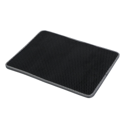Cat Litter Mat EVA Honeycomb Double Layer Kitty Litter Trapping Carpet Urine-proof Scatter Rug Pad 