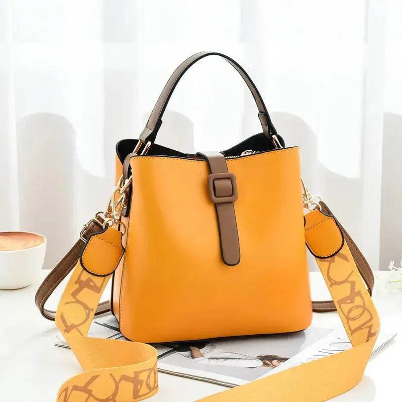Bucket Bag Fashion Shoulder Bag Cross-body Female Handbag 