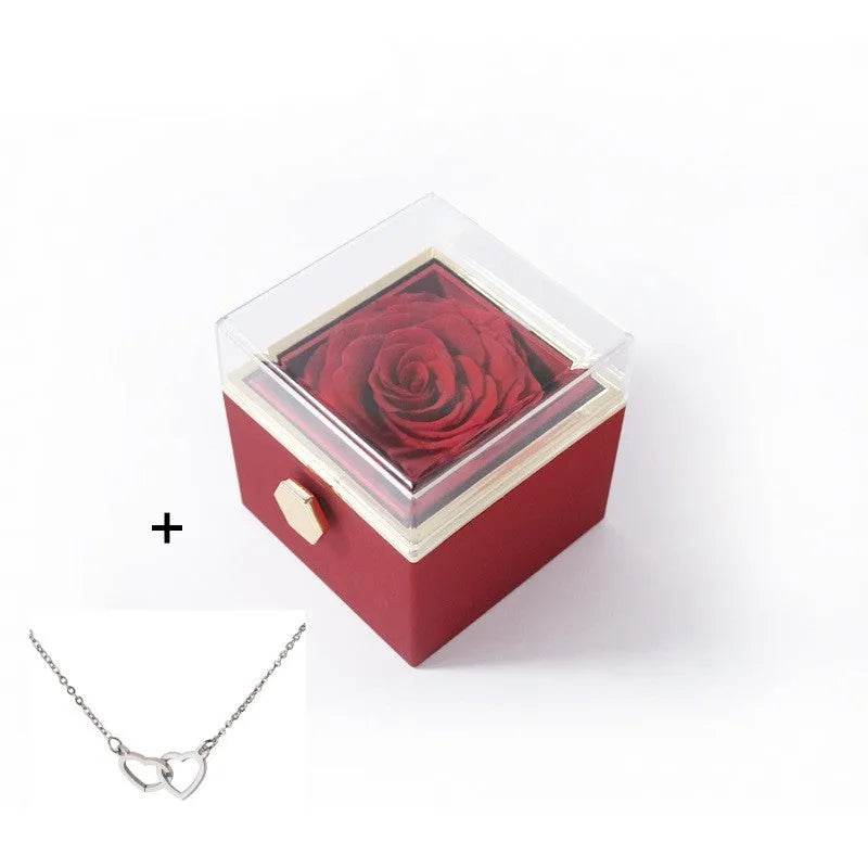 Acrylic Ring Box Valentine's Day Proposal Confession 