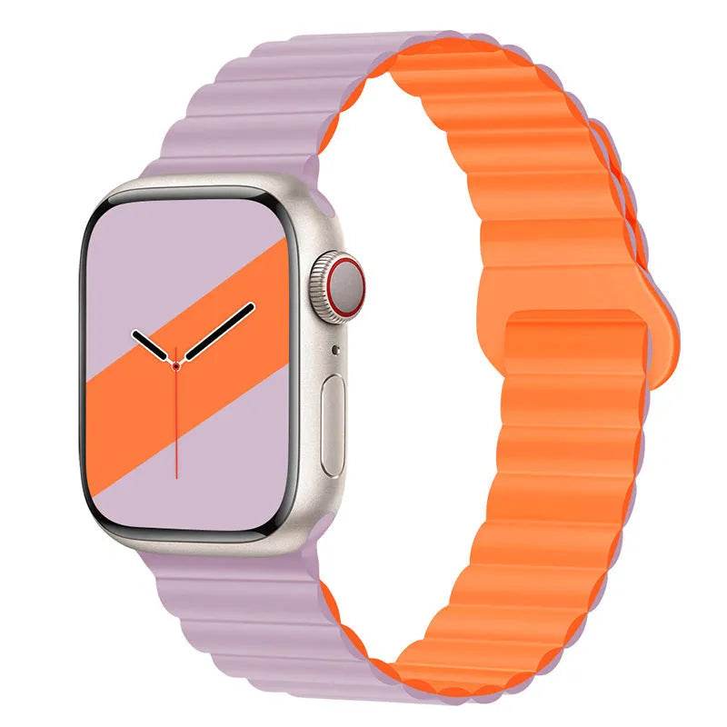 Band Silicone Magnetic Watch Strap 