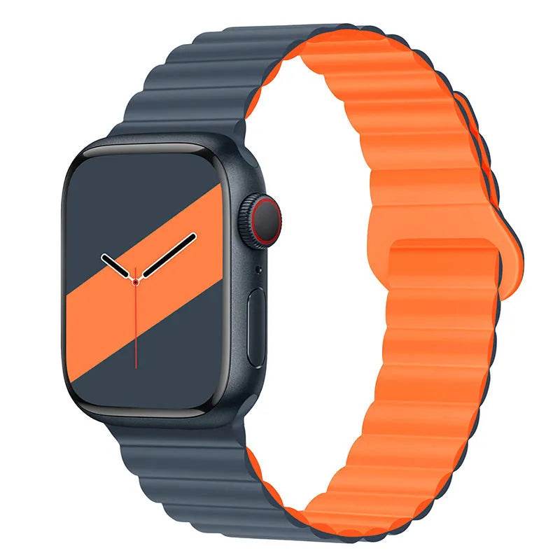 Band Silicone Magnetic Watch Strap 