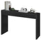HOOBRO 47.2-Inch Console Table with Open Storage Shelf, Modern Entryway Sofa Table, Black