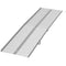 HOMCOM 10' Foldable Handicap Ramp for Home, Steps, Doorways, Aluminum Wheelchair Ramp, Textured Threshold Ramp, Silver