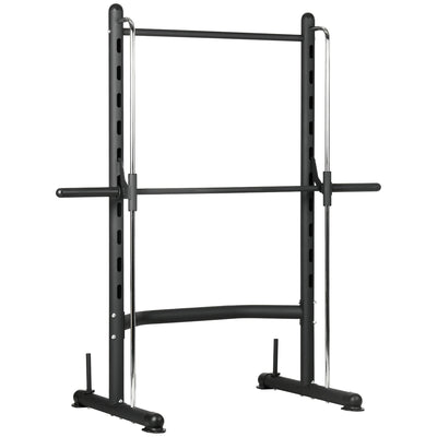 Soozier Multi-Function Rack: Adjustable Squat Rack with Pull-Up Bar & Bench Press Station for Versatile Home Gym Workouts 
