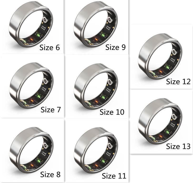 Smart Heart Rate Blood Oxygen Sleep Analysis Detection Ring Waterproof Multifunctional Ring 