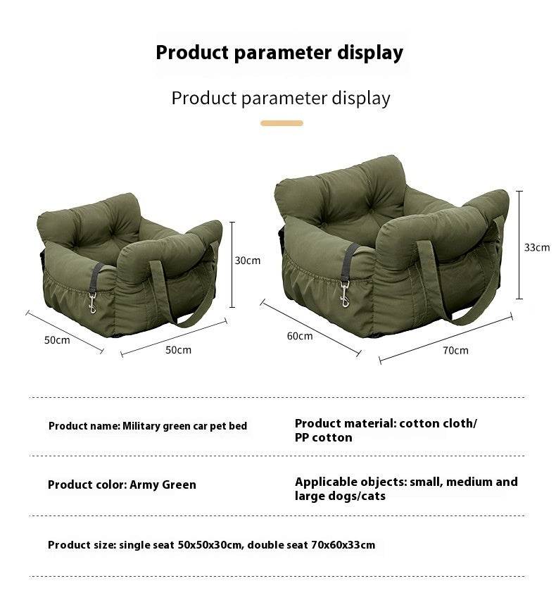Safety Pet Cat dog car bed seat 