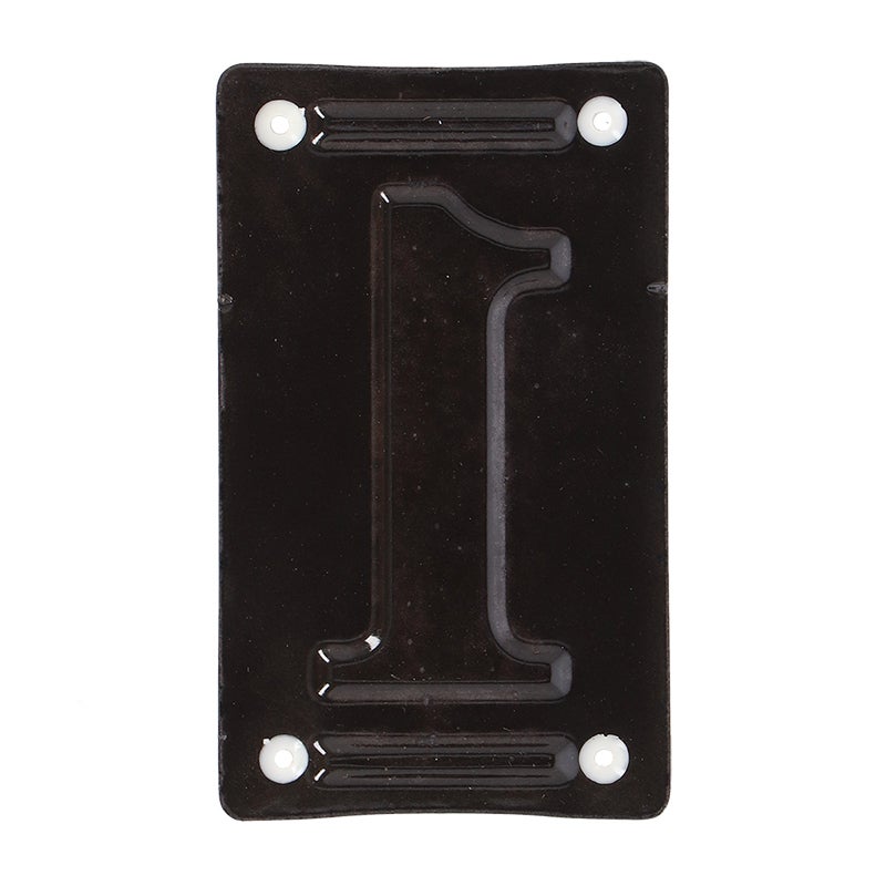 Enamel House Number 1 