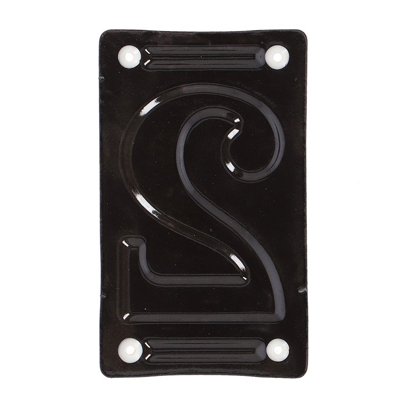 Enamel House Number 2 